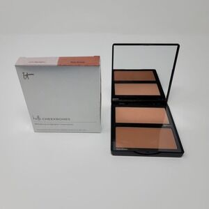 IT Cosmetics Hello Cheekbones Matte Bronzer Love Highlighter Contour‎ Duo New
